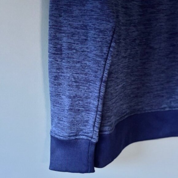 Under Armour Cold Gear Hoodie Loose M Navy Pink Activewear Running Casual Warm - Picture 7 of 9